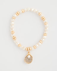 Chico's Online - Pearlescent Stretch Charm Bracelet