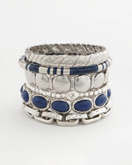 Chico's Discount - Blue Large Stretch Bracelet