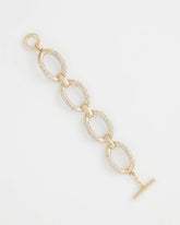 Chico's Online - Large Pave Link Toggle Bracelet