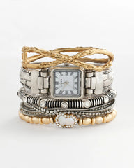 Chico's US - Silvertone Multistrand Bracelet