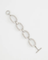Chico's Discount - Large Pave Link Toggle Bracelet