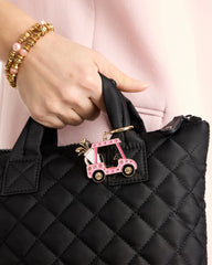 Chico's / Pink Enamel Golf Cart Bag Charm