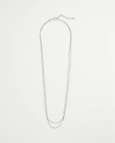 Chico's Discount - Mixed Metal Double Strand Necklace
