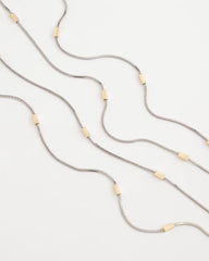 Chico's Discount - Mixed Metal Double Strand Necklace