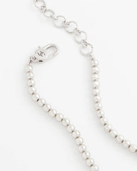 Chico's For Sale - Silvertone Beaded Necklace