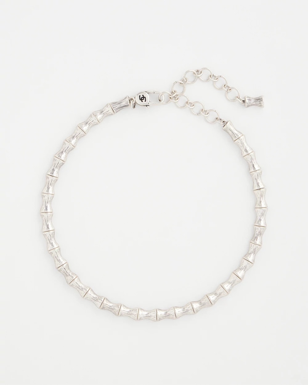 Chico's US - Silvertone Bamboo Collar Necklace
