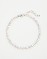 Chico's US - Silvertone Bamboo Collar Necklace