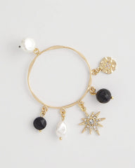 Chico's Outlet - Starry Night Charm Hoop Earrings