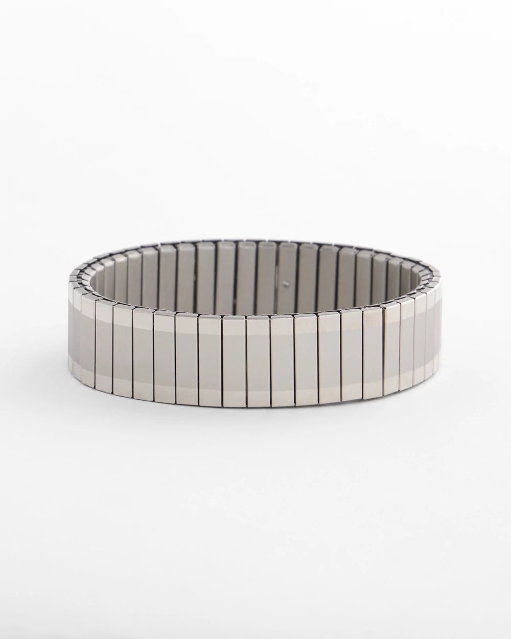 Chico's Sale - Silver Tone Stretch Watchband Bracelet