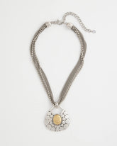 Chico's On Sale - Island Metal Pendant Necklace