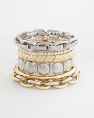 Chico's Outlet - Open Link Stretch Bracelet