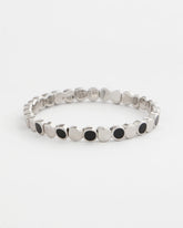 Chico's / Black Mini Circle Stretch Bracelet