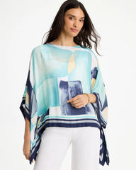 Chico's Outlet - Woven Crepe Artisanal Poncho