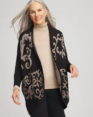 Chico's Sale - Ottoman Jacquard Cocoon Cardigan