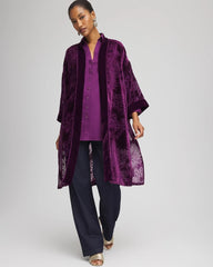 Chico's On Sale - Floral Burnout Kimono