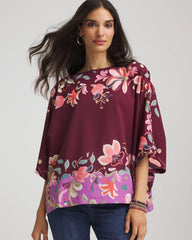 Chico's Online - Printed Boatneck Pullover Poncho