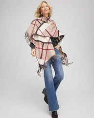 Chico's Discount - Reversible Printed Fringe Ruana
