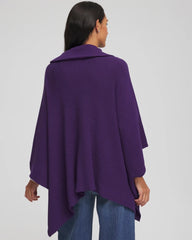 Chico's Online - Rhinestone Zip-Collar Sweater Poncho