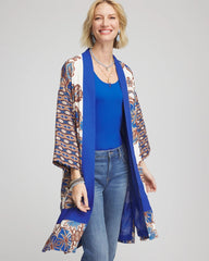 Chico's Discount - Crepe Long Printed Kimono