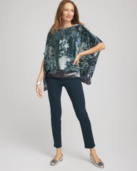 Chico's For Sale - Velvet Burnout Passion Poncho