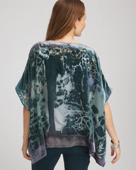 Chico's For Sale - Velvet Burnout Passion Poncho