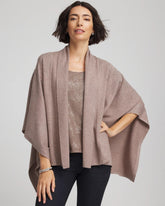 Chico's US - Embellished Shawl Collar Ruana