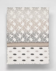 Chico's Sale - Neutral Paisley Polka Dot Oblong Scarf