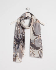 Chico's On Sale - Foiled Floral Oblong Scarf