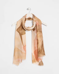 Chico's For Sale - Neutral Floral Oblong Scarf