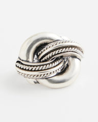 Chico's Outlet - Silvertone Knot Scarf Ring