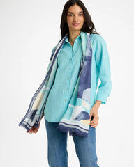 Chico's / Artisanal Patch Oblong Scarf