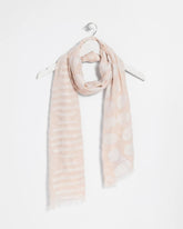 Chico's / Neutral Polka Dot Oblong Scarf