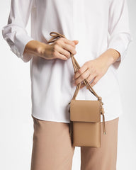 Chico's Online - Leather Cross Body Phone Holder Bag