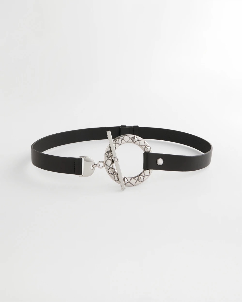 Chico's / Silver Toggle Trouser Belt
