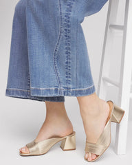 Chico's Sale - Vinia Metallic Rope Block Heels