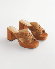 Chico's Discount - Vale Western Suede Block Heels