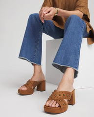 Chico's Discount - Vale Western Suede Block Heels
