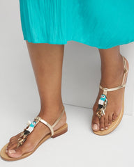 Chico's On Sale - Beach Parrot T-Strap Sandals