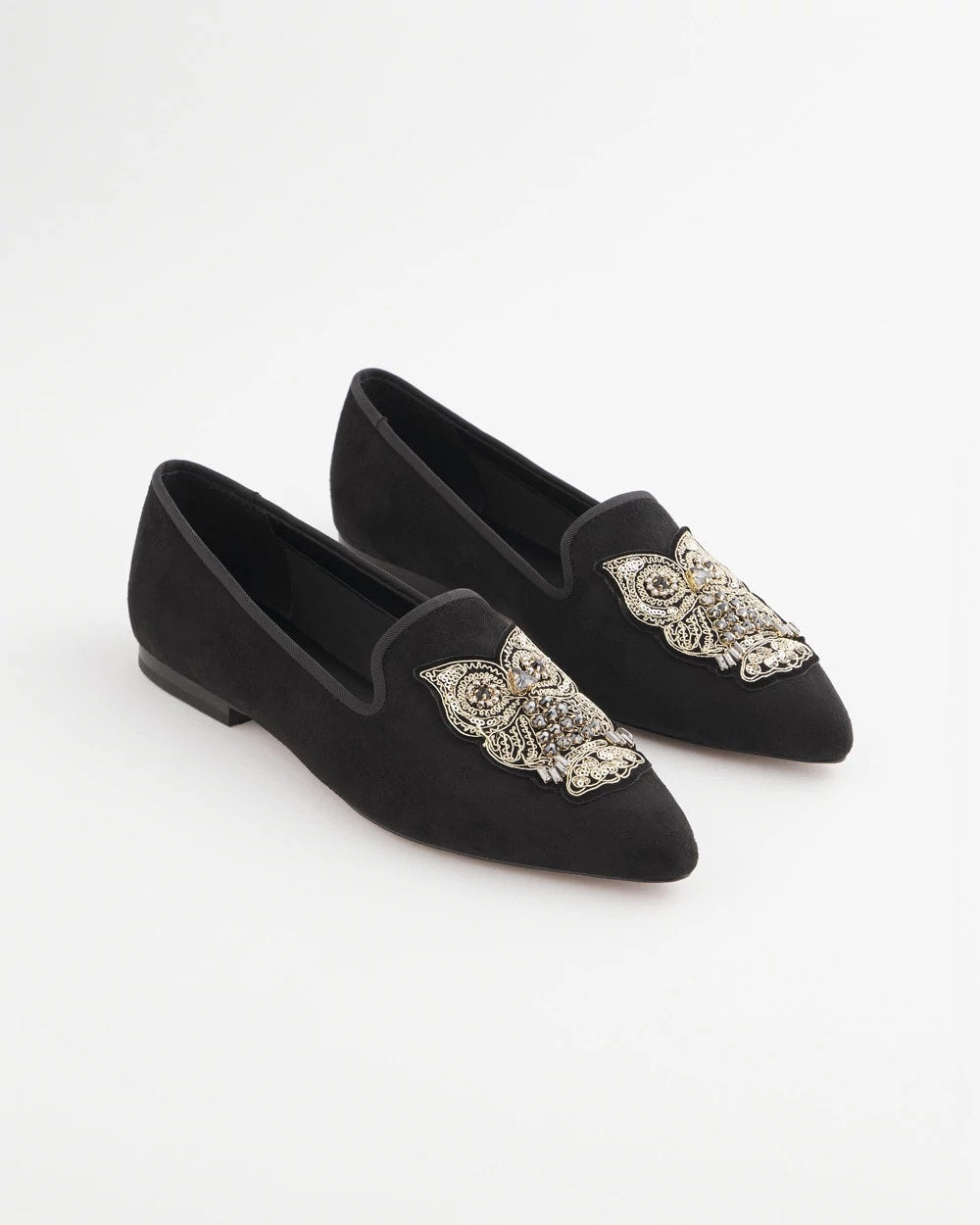 Chico's For Sale - Black Microsuede Loafers