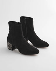Chico's Outlet - Embellished Destiny Art Deco Boot Heels