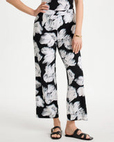 Chico's On Sale - Travelers™ Knit Abstract Floral Cropped Pants