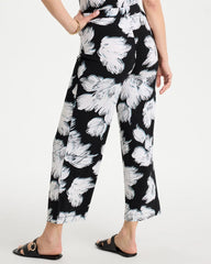 Chico's On Sale - Travelers™ Knit Abstract Floral Cropped Pants