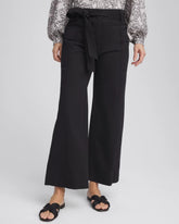Chico's Belted Twill Utility Cropped Pants
