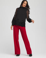 Chico's Outlet - Emme Wide-Leg Trouser Ponte Pants