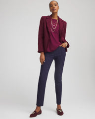 Chico's Online - Pinstriped Brigitte™ Slim Pull-On Ankle Pants