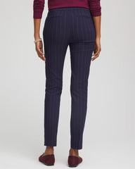 Chico's Online - Pinstriped Brigitte™ Slim Pull-On Ankle Pants