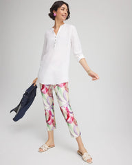 Chico's / Brigitte™ Slub Slim Cropped Pants