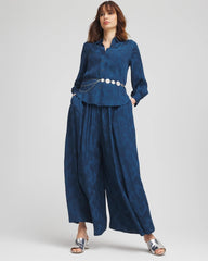 Chico's Sale - Jacquard Culotte Wide-Leg Pants