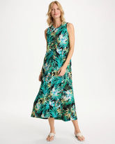 Chico's Discount - Palm Printed Knit Maxi Dress