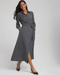 Chico's US - Chain Print Maxi Shirtdress